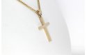Solid Cross Small Yellow Gold